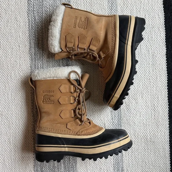 NEW Sorel Caribou Waterproof Leather Winter Boots NWOT - Picture 1 of 7